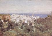 camille corot View of Genoa (mk09) France oil painting artist